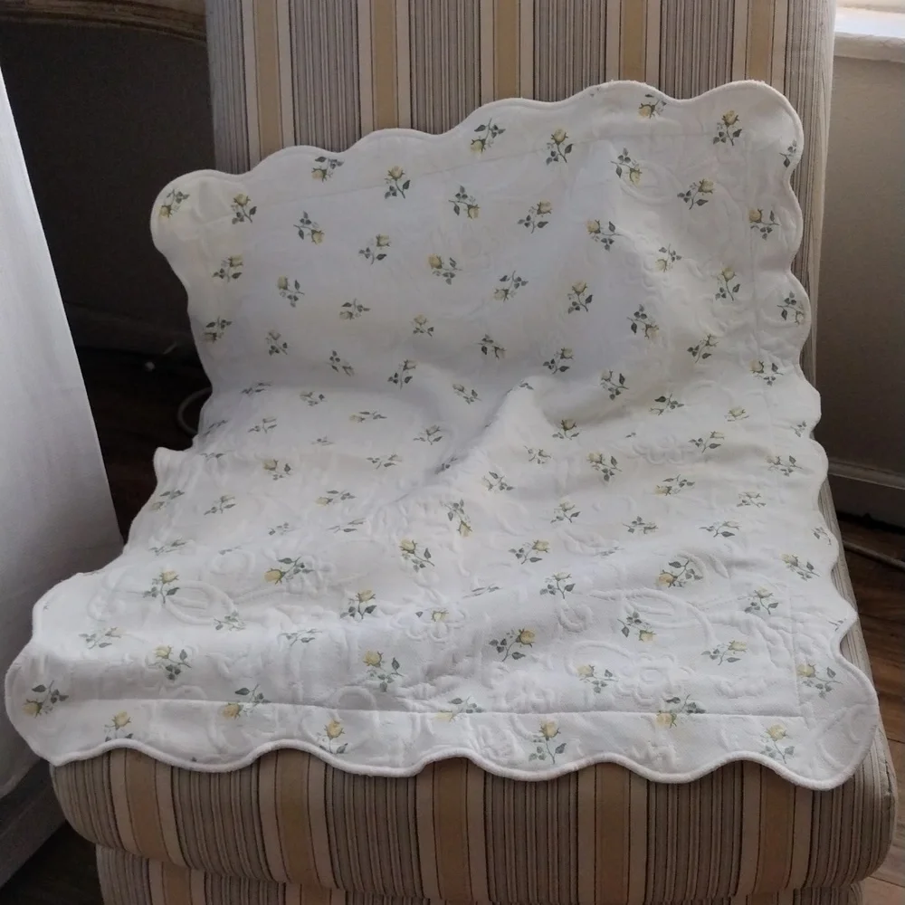 Colchas S. Domingos Shabby Chic floral pillow shame L